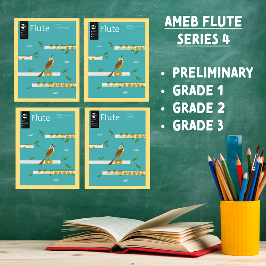 AMEB Flute Series 4 - Teacher's Pack A (Preliminary -Grade 3) 4 x Books