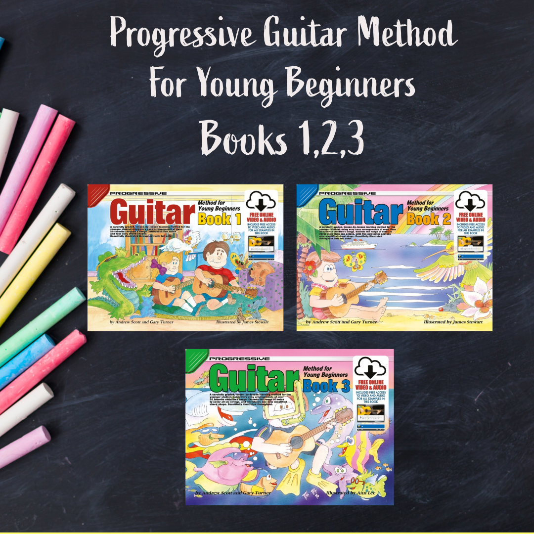 Progressive Guitar Method For Young Beginners - Bundle A (Books 1,2,3)