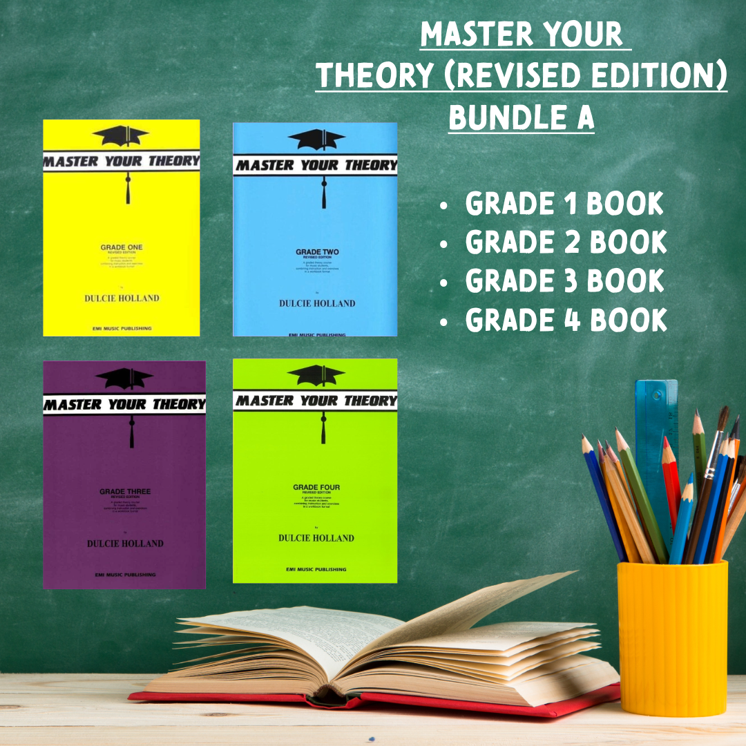 Master Your Theory: Grade 1 -4 Books Bundle Pack A (Revised Edition)