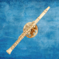 Gold Clarinet Enamel Pin (4.3cm x 0.3cm)