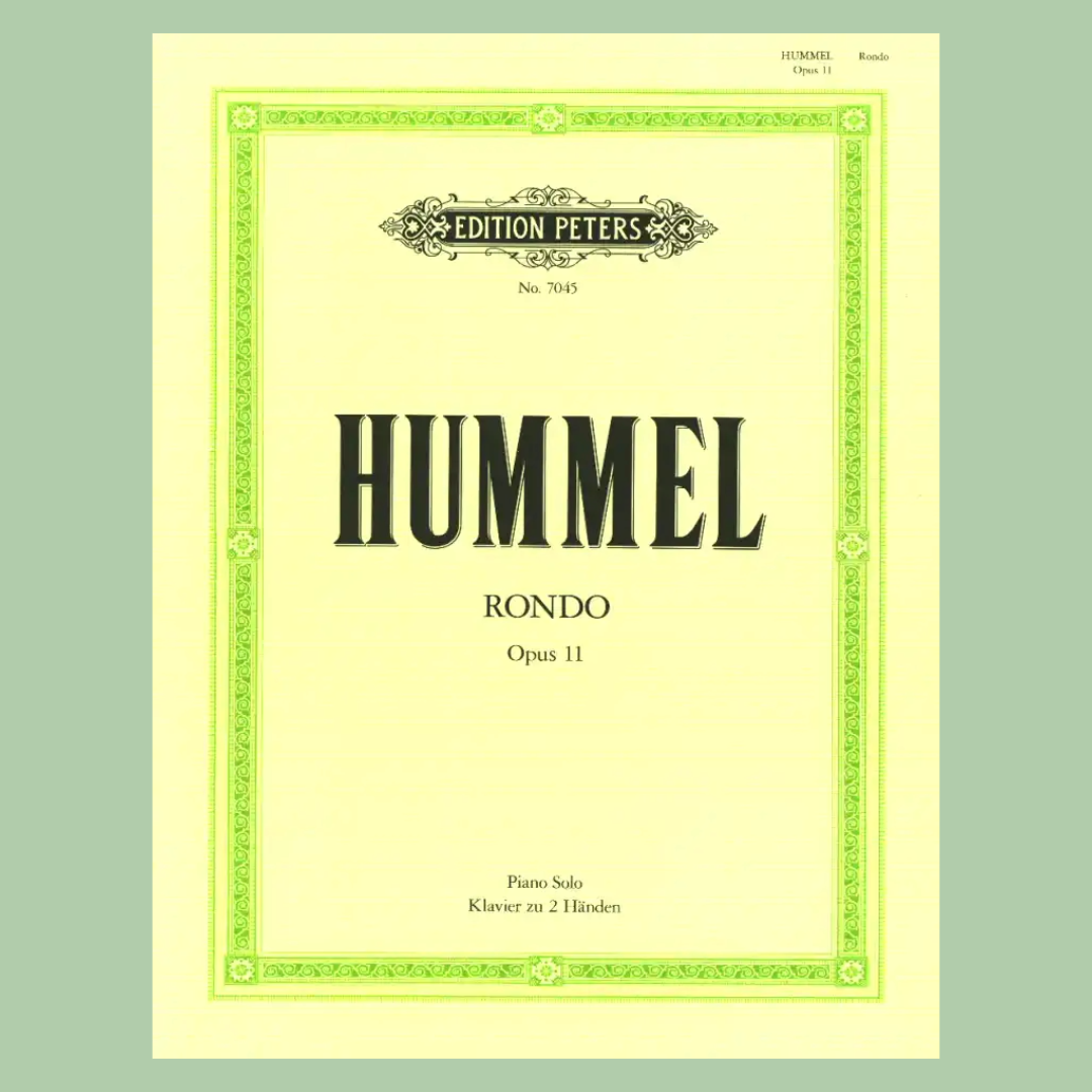 Johann Nepomuk Hummel - Rondo Eb major Op 11 Piano Sheet Music