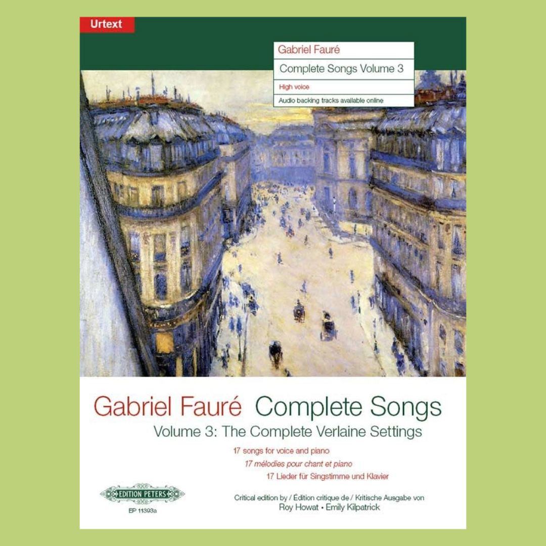 Gabriel Faure - The Complete Songs Volume 3 High Voice Book/Ola