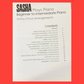 Sasha Plays Piano Beginner To Intermediate Book 1 (Missy Higgins, Powderfinger & more)