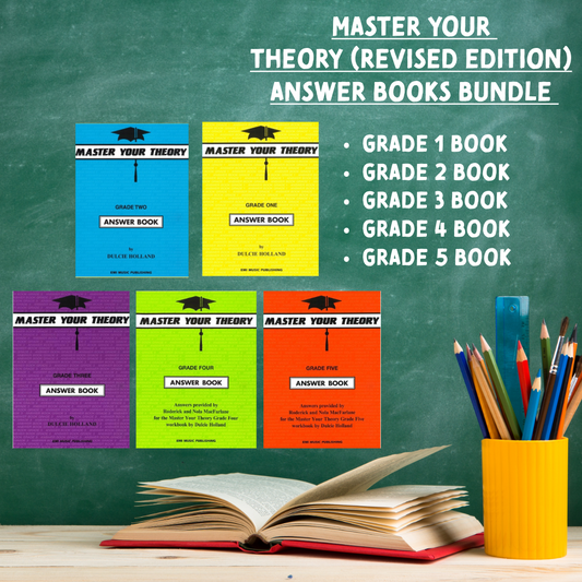 Master Your Theory: Answer Book Bundle D - (Grade 1 - 5 Answer Books)