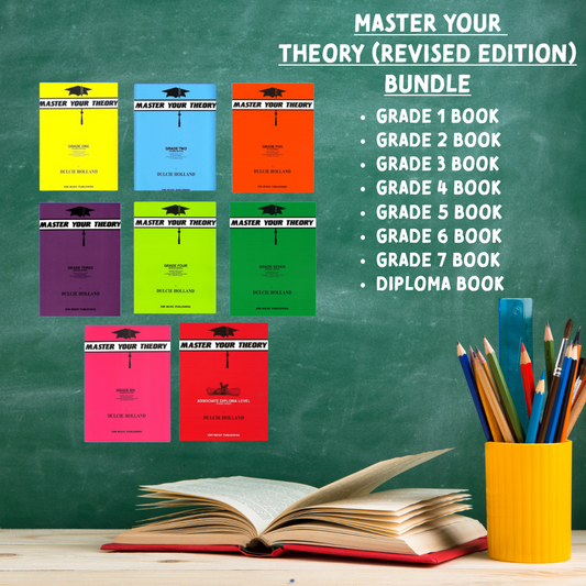 Master Your Theory: Complete Series Bundle A - Grade 1 - Diploma Books (8 Book Bundle)
