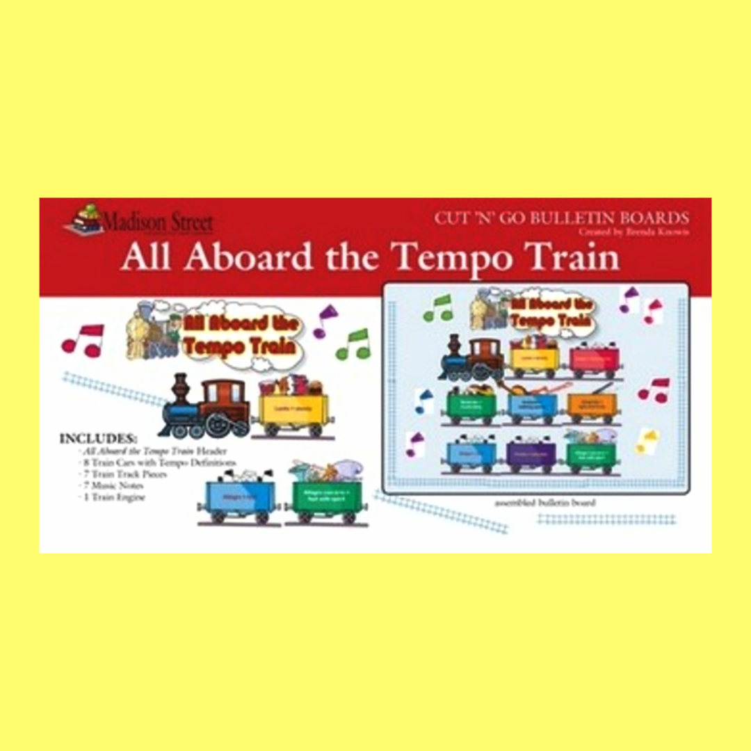 Cut n Go Boards - All Aboard The Tempo Train (Classroom)