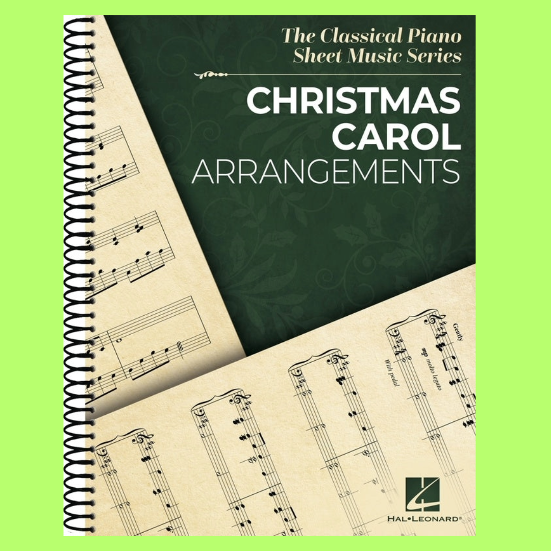 Christmas Carol Arrangements For Piano - Spiral Bound Book