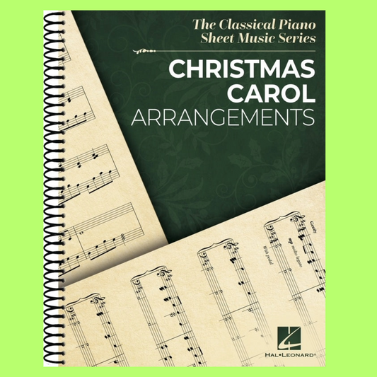 Christmas Carol Arrangements For Piano - Spiral Bound Book