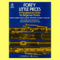 40 Little Pieces For Flute with Piano Accompaniment Book