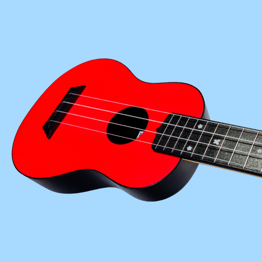 Flight TUS35 ABS Travel Soprano Red Ukulele with Gig Bag