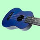 Flight TUS35 ABS Travel Soprano Dark Blue Ukulele with Gig Bag