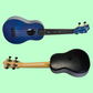 Flight TUS35 ABS Travel Soprano Dark Blue Ukulele with Gig Bag