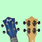 Flight TUS35 ABS Travel Soprano Dark Blue Ukulele with Gig Bag