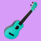 Flight TUS35 ABS Travel Soprano Light Blue Ukulele with Gig Bag