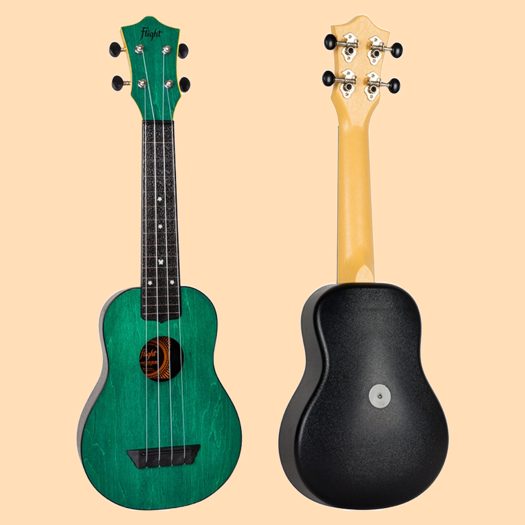 Flight TUS35 ABS Travel Soprano Green Ukulele with Gig Bag (Pre-Order For Christmas)