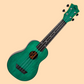 Flight TUS35 ABS Travel Soprano Green Ukulele with Gig Bag