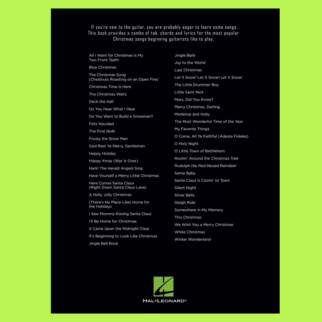 First 50 Christmas Songs You Should Play On Guitar Book