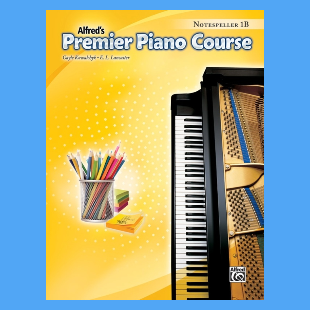 Alfred's Premier Piano Course - Notespeller 1B Book