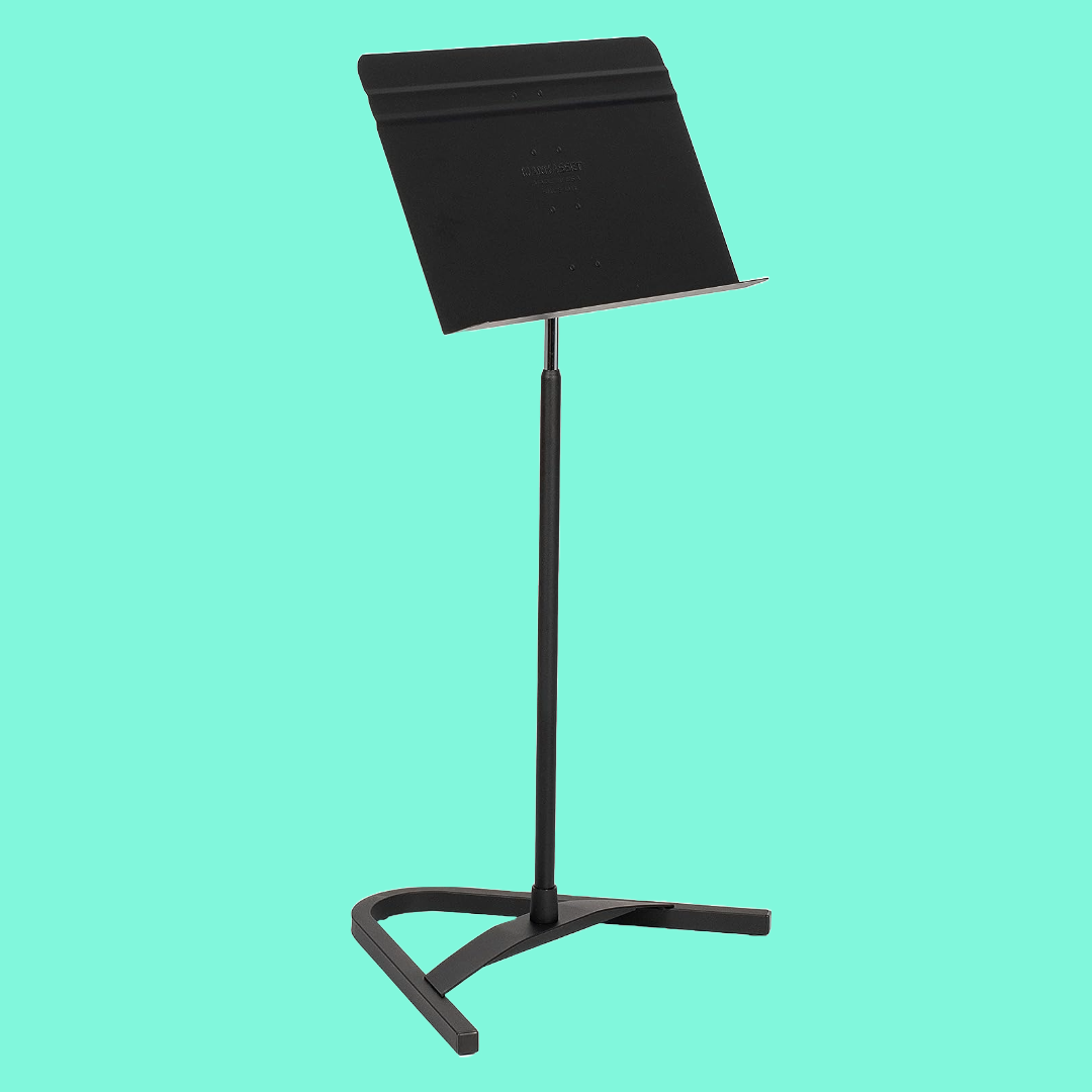 Manhasset Harmony Music Stand with Aluminium Desk - Black