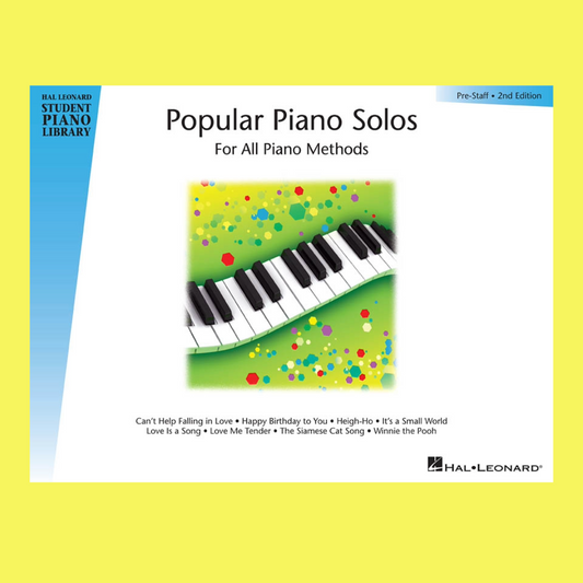 Hal Leonard Student Piano Library - Popular Piano Solos Prep Level 1 Book