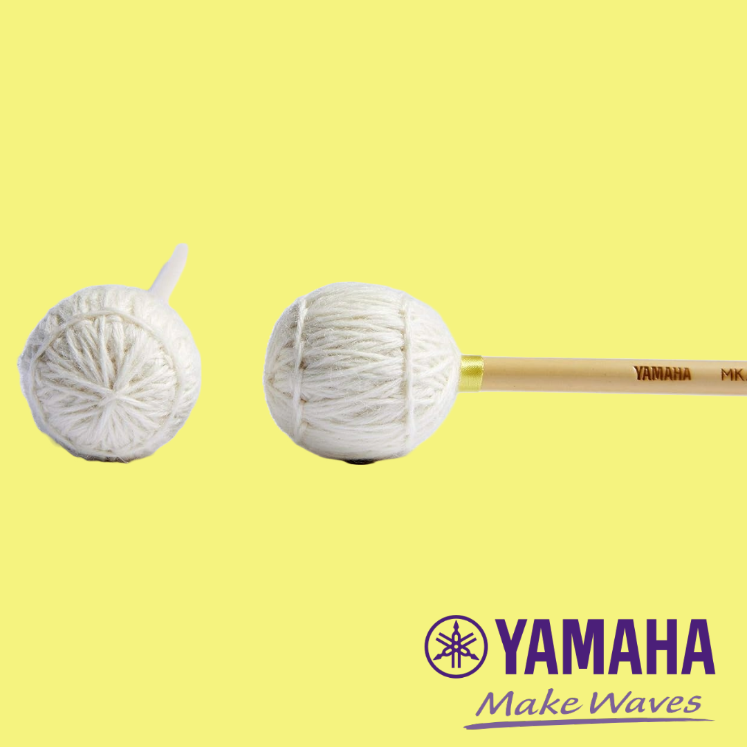 Yamaha Keiko Abe Yarn Rattan Mallet - Hard (Yellow)