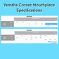 Yamaha Cornet 11B4 Mouthpiece (Long Shank)