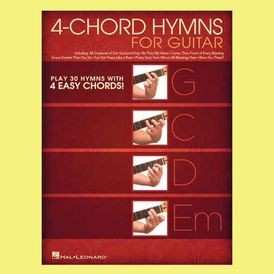 4 Chord Hymns For Guitar Songbook (30 Hymn Favourites)