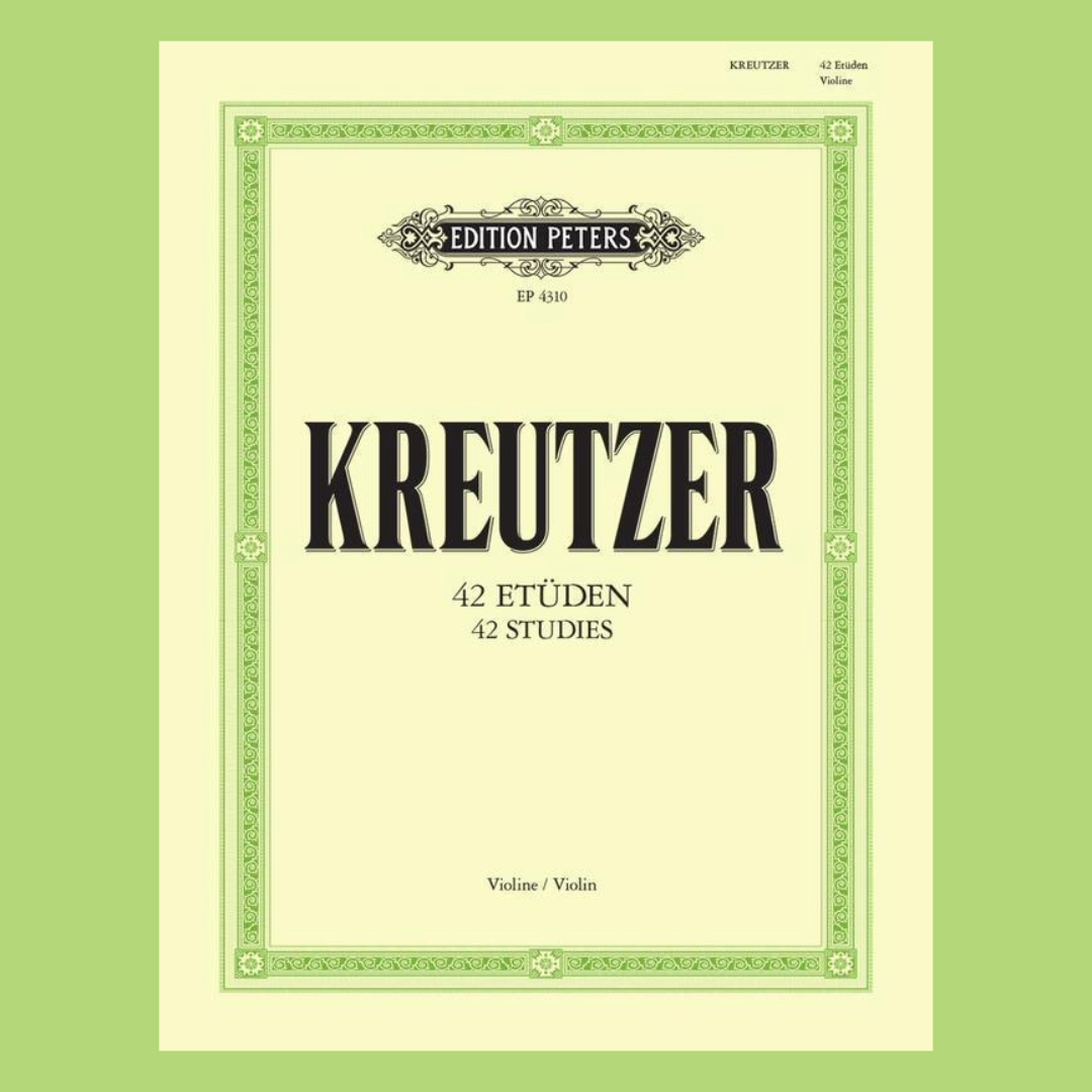 Kreutzer - 42 Etudes (Caprices) for Violin Solo Book