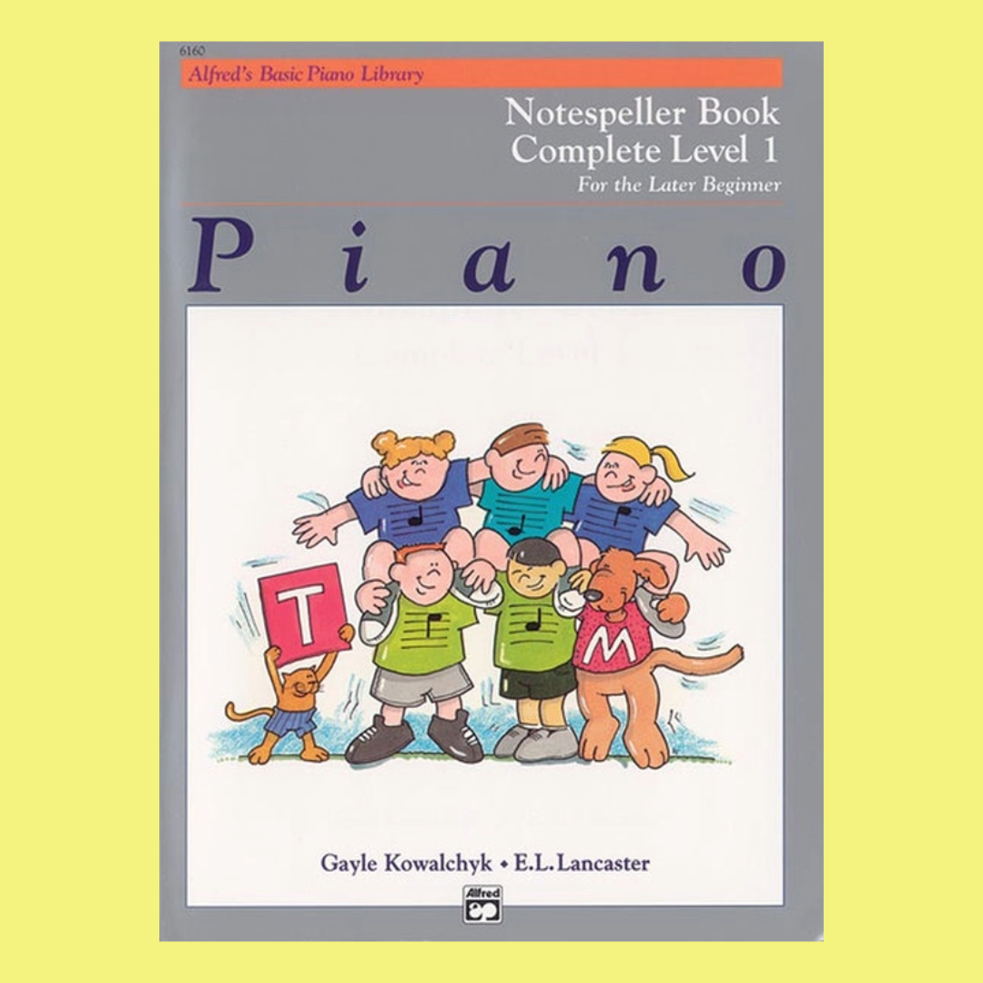 Alfred's Basic Piano Library - Notespeller Book Complete Level 1 (1A/1 ...