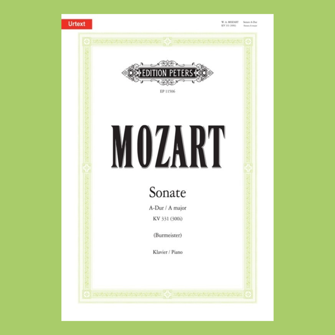 Mozart - Piano Sonata A major K331 (300i) Piano Solo Book