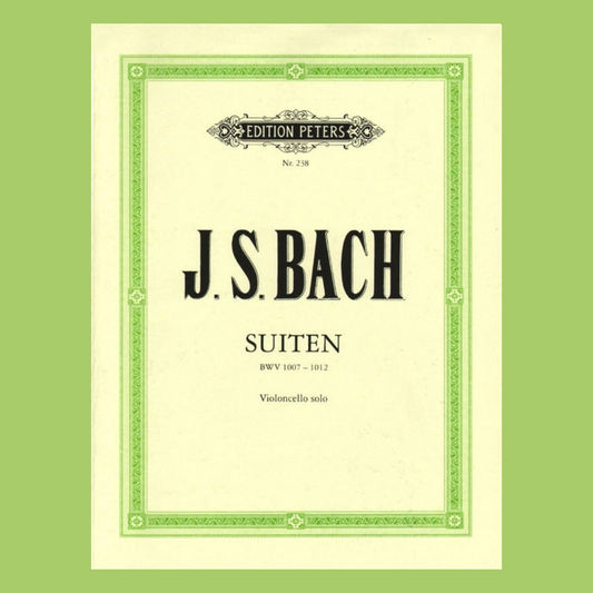 J.S Bach - 6 Solo Suites BWV 1007-1012 Cello Solo Book