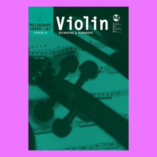 Ameb Violin Series 8 - Preliminary to Grade 2 Recording Handbook/Cd