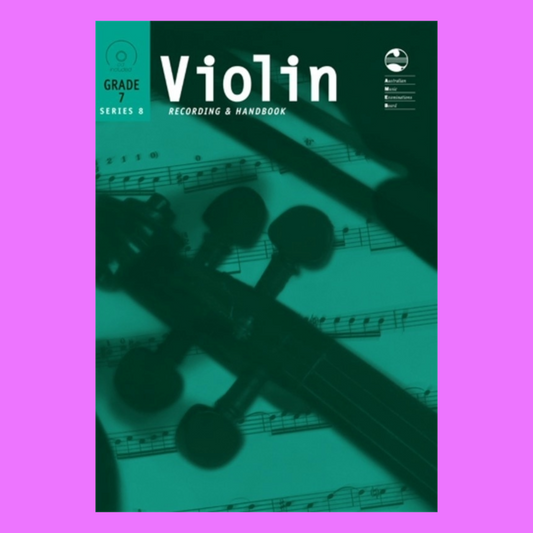 Ameb Violin Series 8 - Grade 7 Recording Handbook/Cd