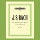 J.S Bach - The Well-Tempered Clavier Volume 2 Urtext Book (24 Preludes And Fugues)