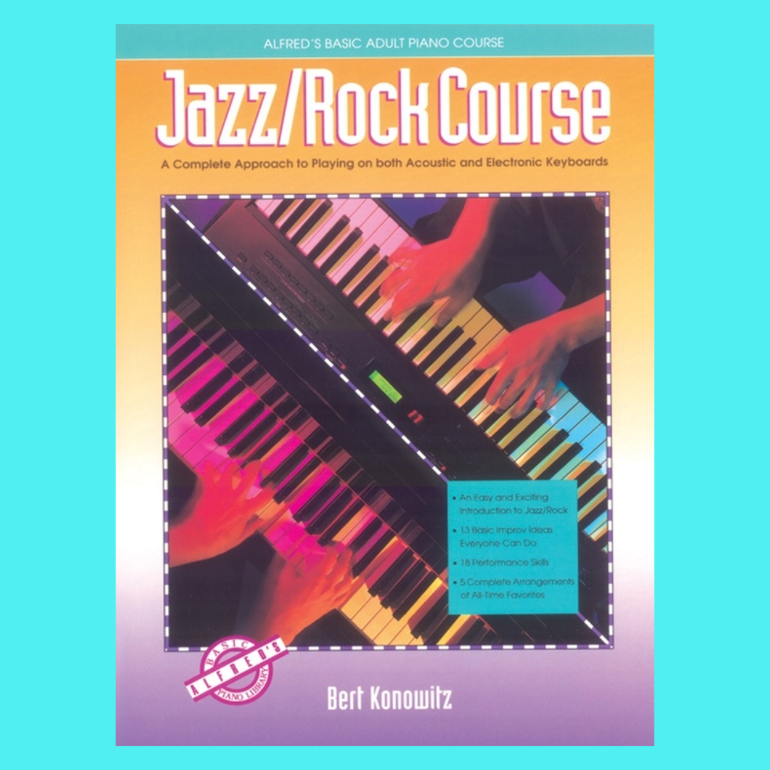 Alfred's Basic Adult Piano Course - Jazz/Rock Course Book