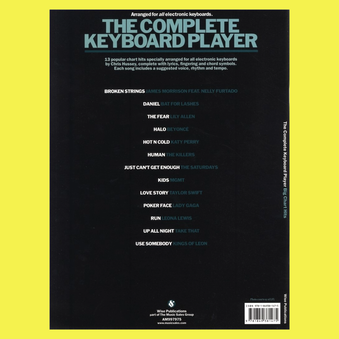 The Complete Keyboard Player - Big Chart Hits – Music2u.com.au