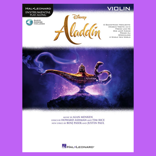 Aladdin For Violin - Play Along Book/Ola