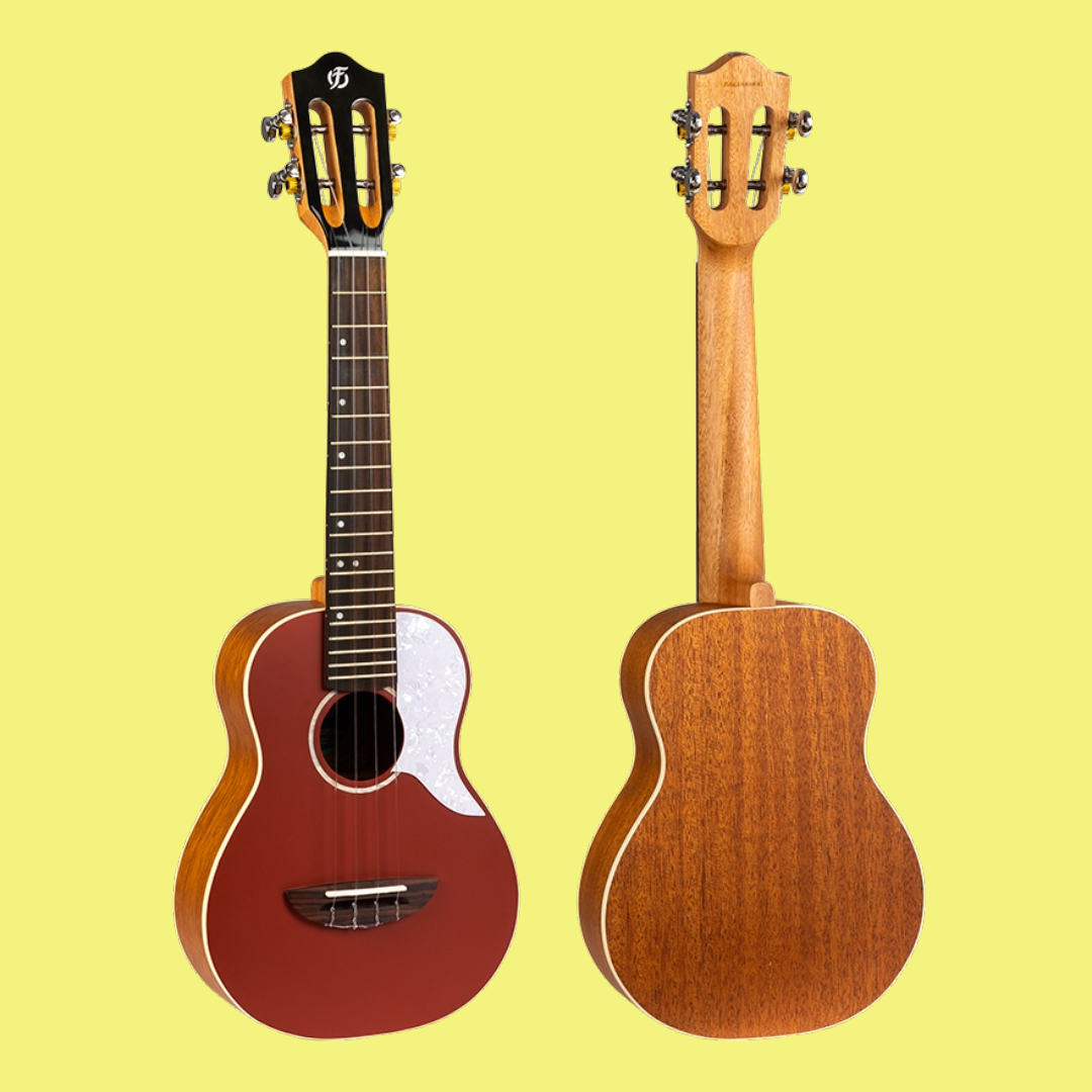 Flight IRIS Red Concert Ukulele with Padded Gig Bag