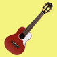 Flight IRIS Red Concert Ukulele with Padded Gig Bag