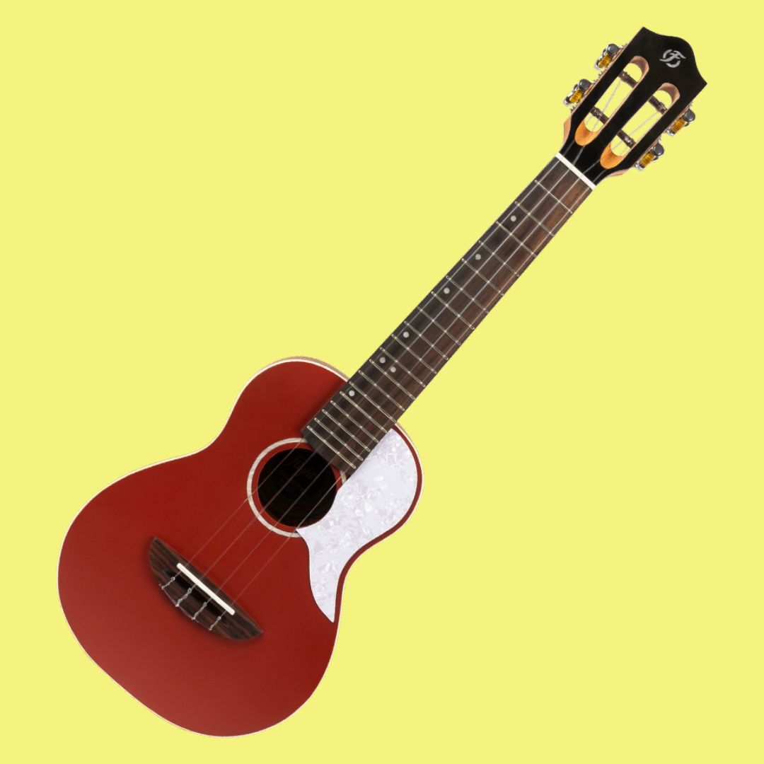 Flight IRIS Red Concert Ukulele with Padded Gig Bag