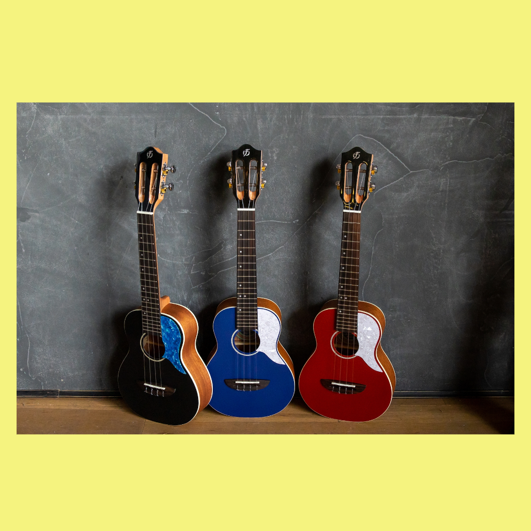 Flight IRIS Red Concert Ukulele with Padded Gig Bag