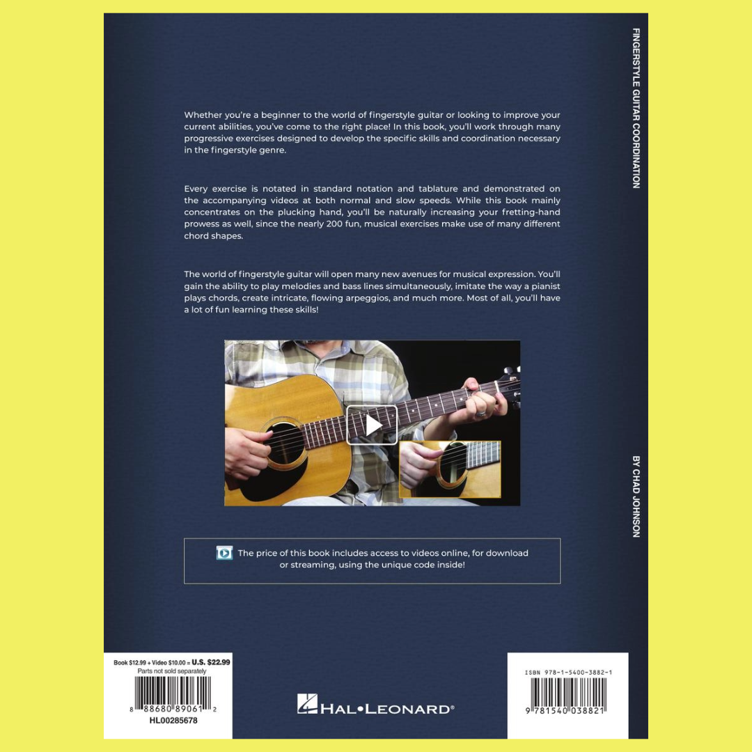 Fingerstyle Guitar Coordination Book/Olm