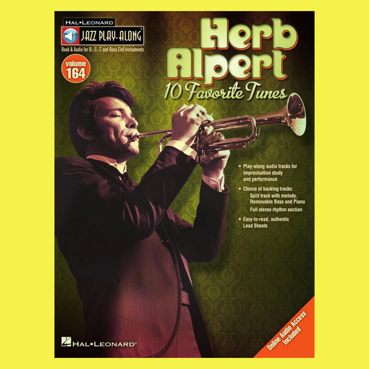 Herb Alpert - Jazz Play Along Volume 164 Book/Ola