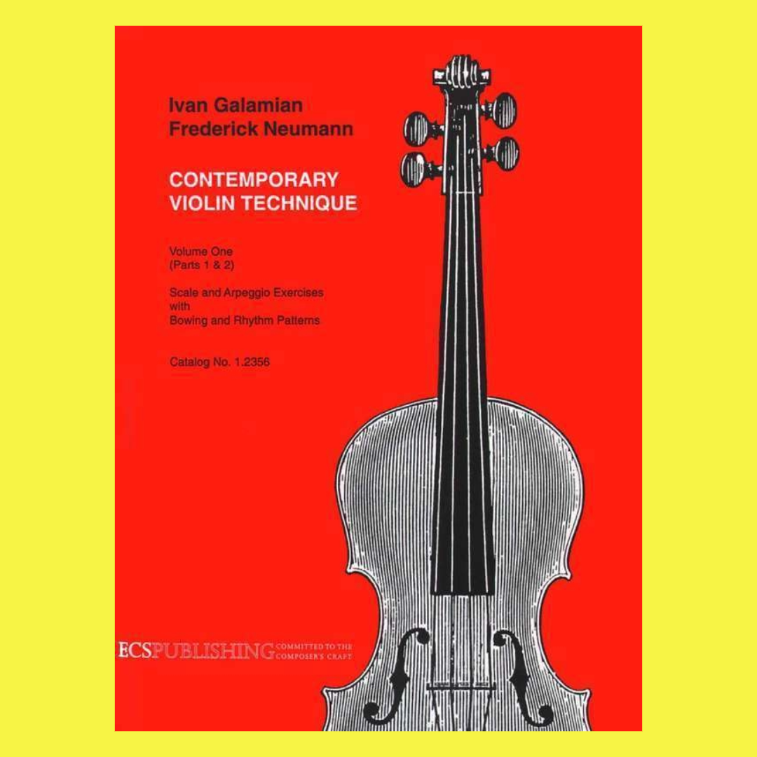 The Galamian Contemporary Violin Technique - Book 1 (Part 1 and 2)