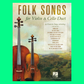 Folk Songs for Violin and Cello Duet Book