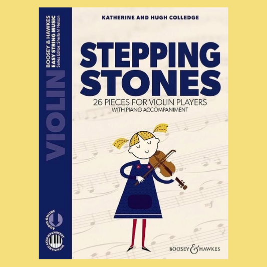Stepping Stones - Violin with Piano Accompaniment Book/Ola (New Edition)