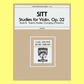 Hanz Sitt - Studies For Violin Op 32 Nos 41-60 Book 3