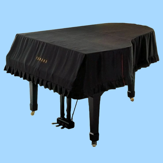 Yamaha C1 Grand Piano Cover with Red Underfelt