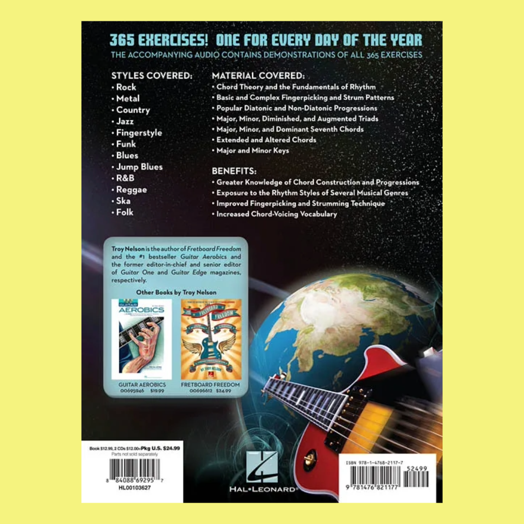 Rhythm Guitar 365 Book/2Cd