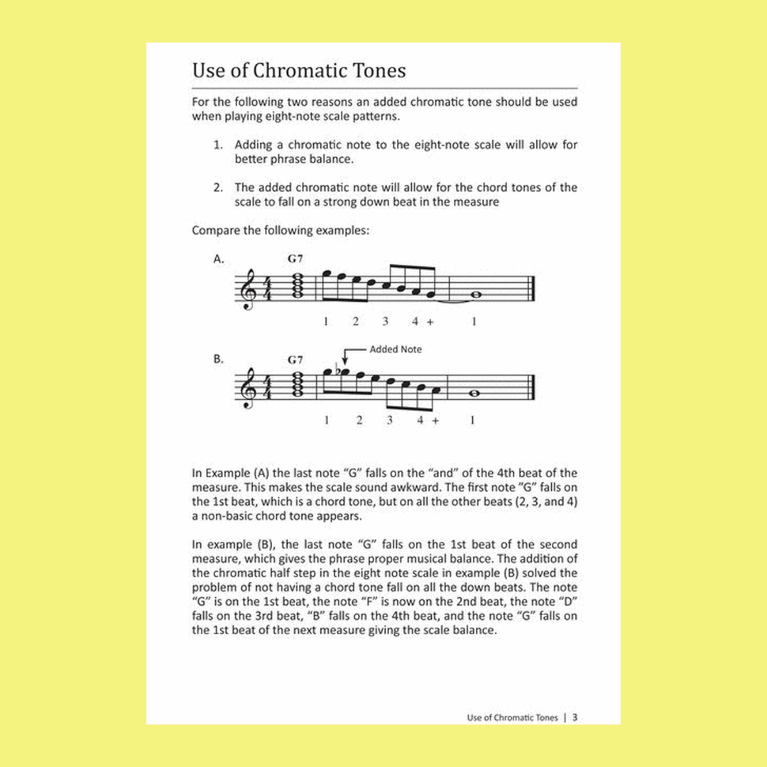 Bebop Scales - Treble Clef Edition Book